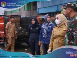 Bupati Mamuju, bersama jajaran Kodim 1418 Mamuju melaksanakan Karya Bakti TNI