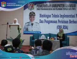 Bupati Mamuju membuka kegiatan Bimbingan Teknis Implementasi Perizinan dan Pengawasan Perizinan Berbasis Risiko