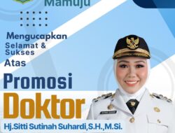 Selamat dan Sukses Atas Promosi Doktor Hj. Sutinah Suhardi, S.H.,M.Si.