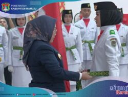 Pengukuhan Paskibraka Kabupaten Mamuju Tahun 2024