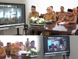 Pasca Libur Panjang, Pemkab Mamuju Lakukan Evaluasi Penyesuaian Jam Kerja Melalui Zoom Meeting