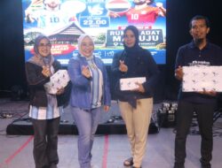 Nobar Argentina vs Mesir di Mamuju Expo Diserbu Warga, Bupati Sutinah Kenakan Jersey Argentina
