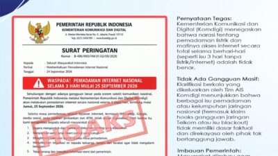 Informasi Surat Palsu atau Hoaks