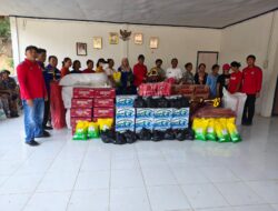 14 KK Terdampak Puting Beliung di Karataun, Pemkab Mamuju Salurkan Bantuan